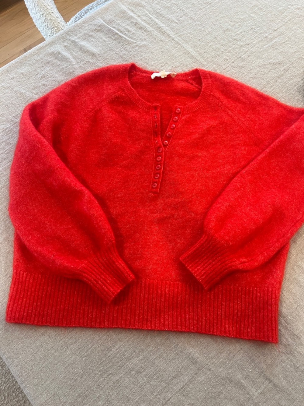 Sezane Léon Jumper - Red - Size M - Picture 3 of 8